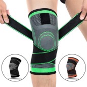Knee Compression Sleeve with Patella Straps