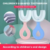U-Shape Silicone Kids Toothbrushes 