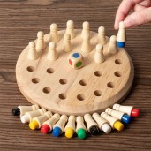 Wooden Memory Match Stick Chess Game