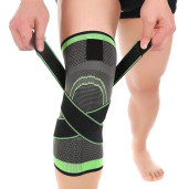Knee Compression Sleeve with Patella Straps