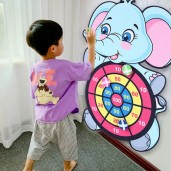 Animal Shaped Dartboard with Sticky Ball